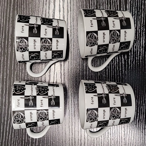 (4) Alpine Cuisine espresso cups with saucers. - Picture 7 of 9